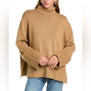 Cozy Tan Turtleneck Sweater